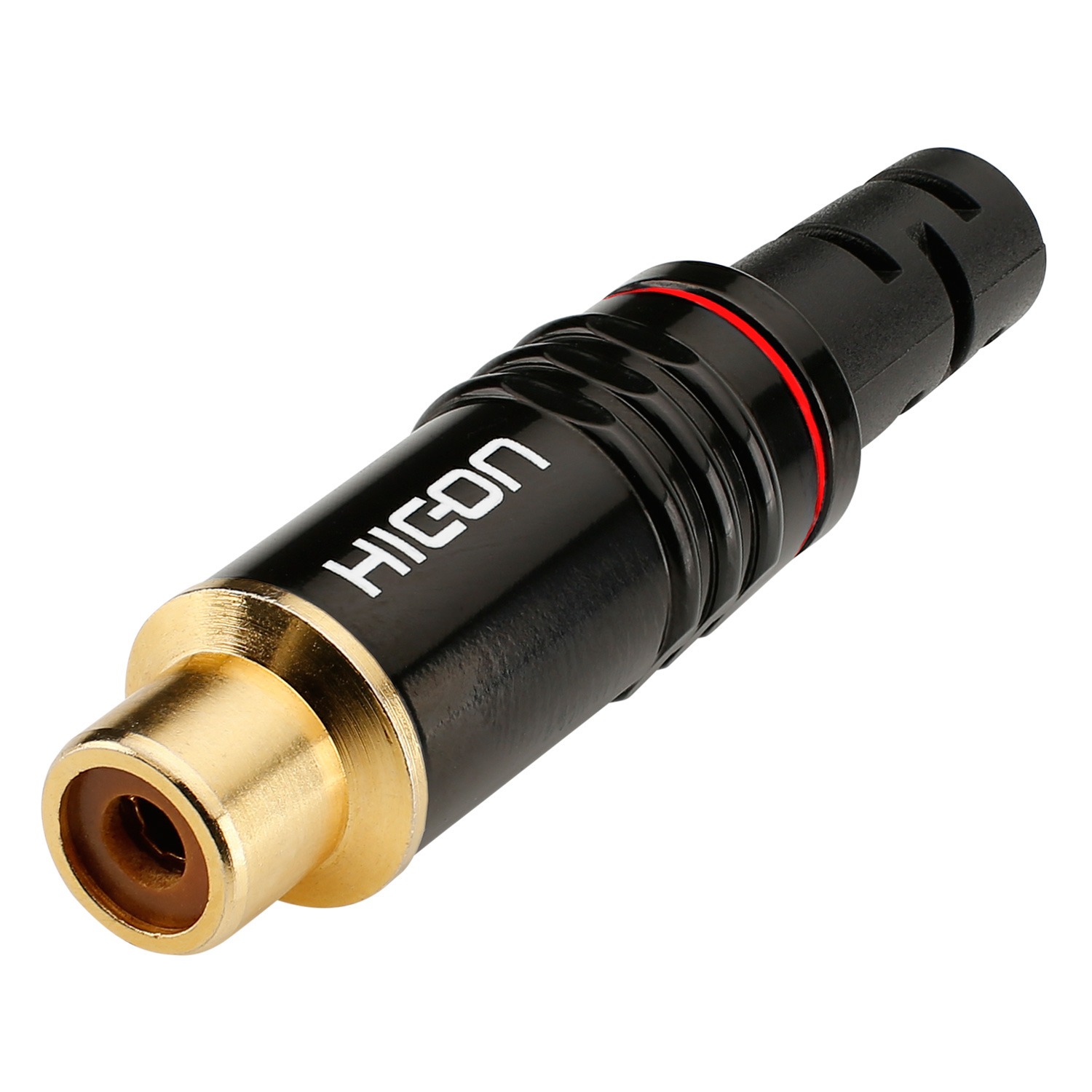 фото Разъем rca (мама) hic-on hi-cf06-red