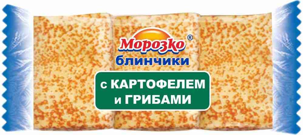 Блинчики с картошкой и грибами