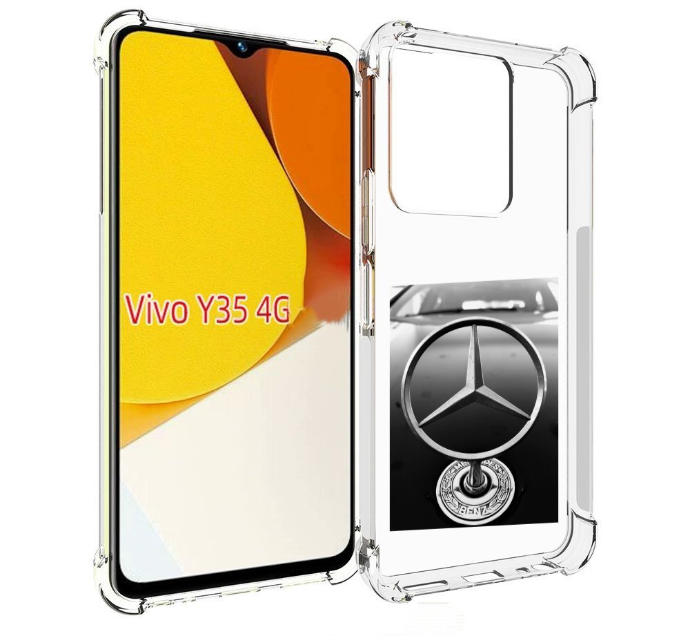 Чехол MyPads mercedes 6 мужской для Vivo Y35 4G 2022 / Vivo Y22