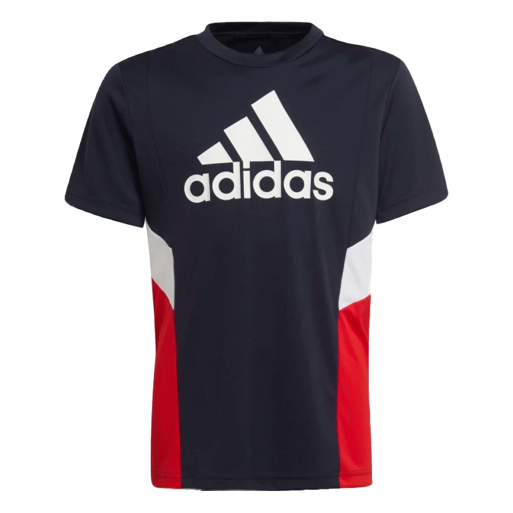 фото Футболка детская adidas b cb t d2m tee ha4027 цв.синий р.152