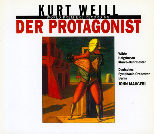 фото Weill, k: pantomime i (der protagonist op. 14) (1 cd) capriccio