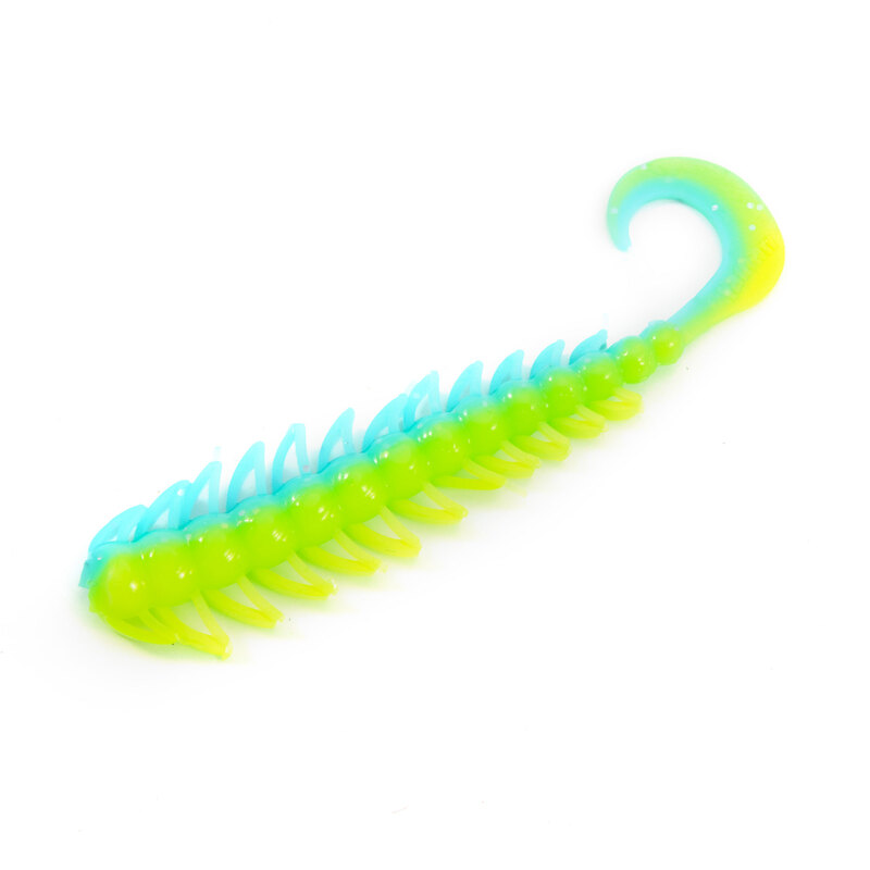 

Твистер Yaman Pro Ruff 3, 10 шт, #18 - Ice Chartreuse, Голубой;зеленый, Ruff