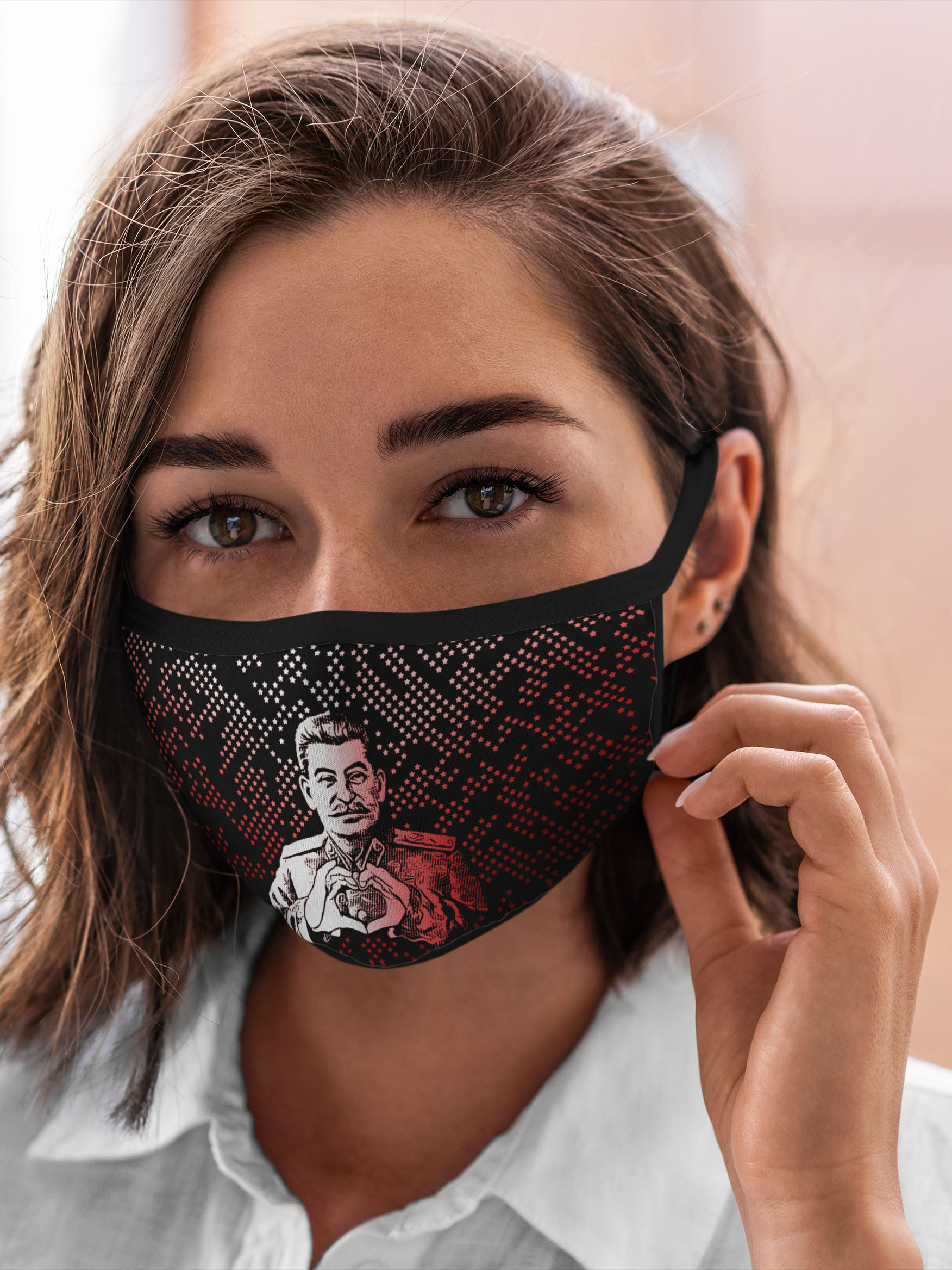 

Многоразовая маска унисекс Burnettie Иосиф Сталин Oko, Разноцветный, Иосиф Сталин Oko