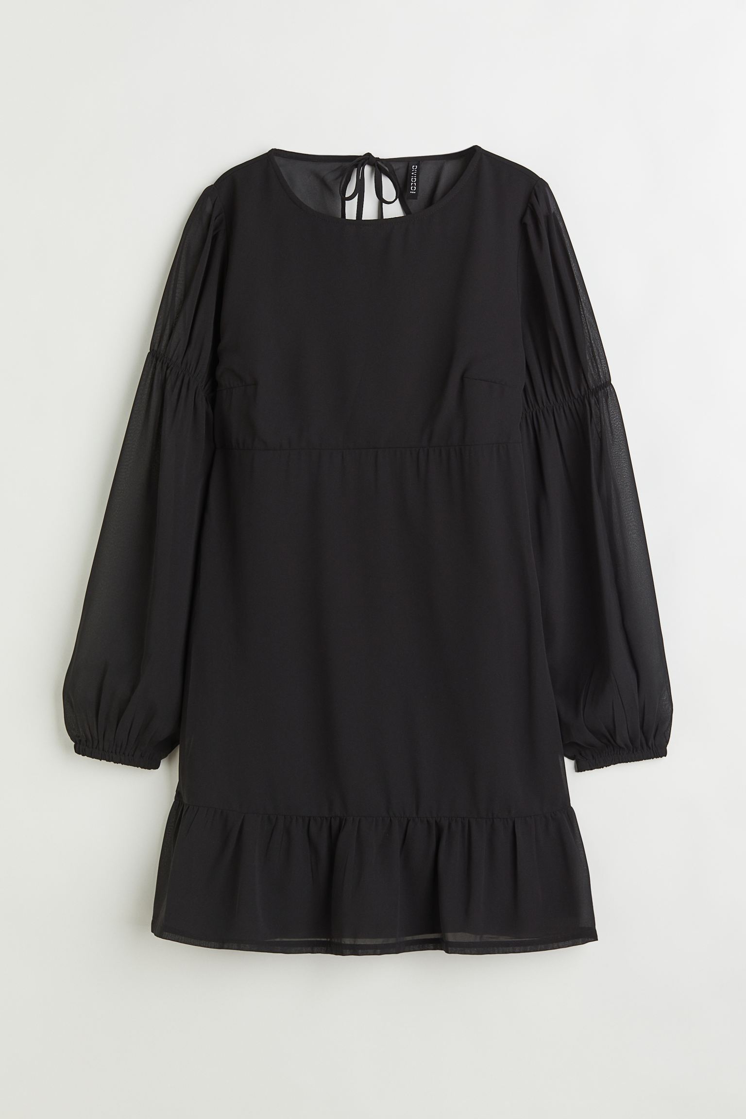 

Платье женское H&M 1100489001 черное XS (доставка из-за рубежа), Черный, 1100489001