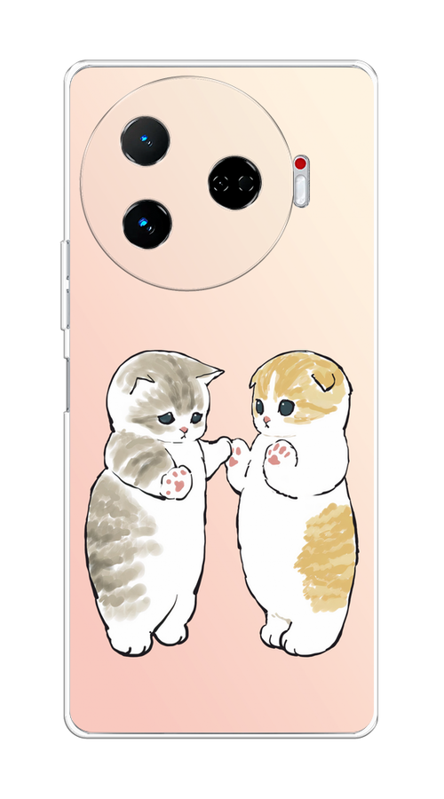 

Чехол на Tecno Camon 30 Pro 5G "Пухлые котики", Розовый;бежевый;серый, 305150-1