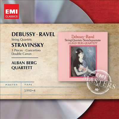 

RAVEL / DEBUSSY / STRAVINSKY - String Quartets, Alban Berg Quartett (1 CD)