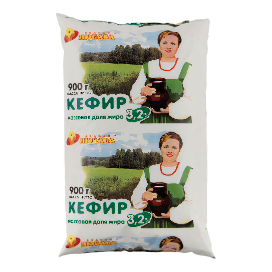 

Кефир Родная Любава 3,2% 900 мл
