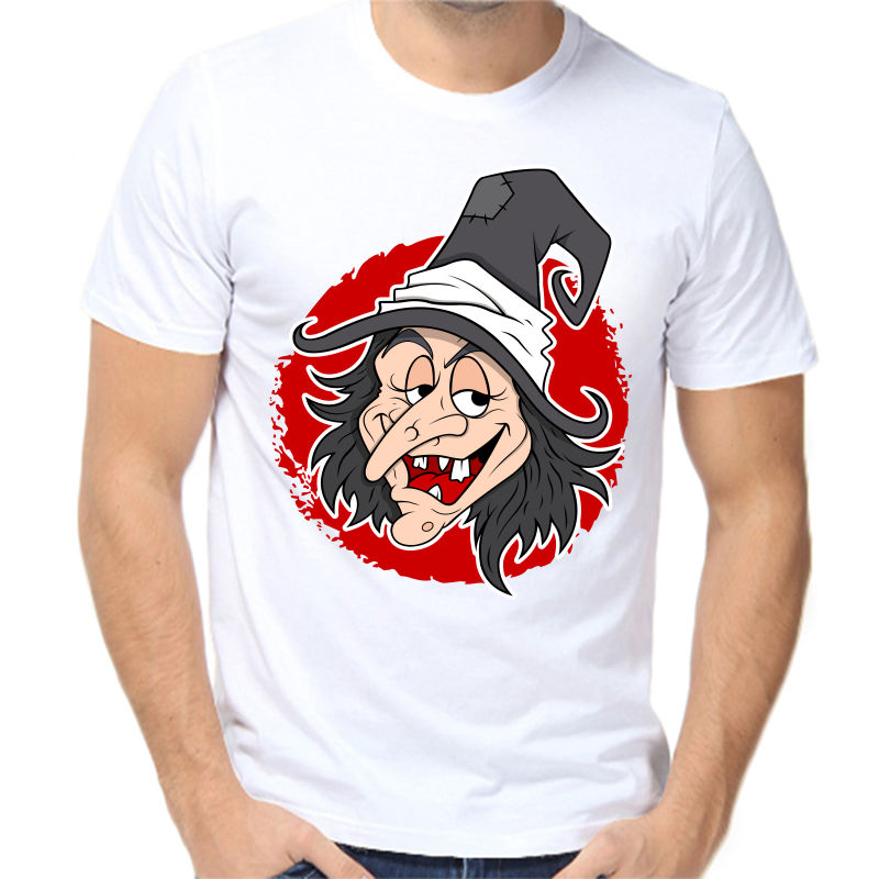 

Футболка мужская белая 46 р-р Хэллоуин 17, Белый, fm_helouin_5_