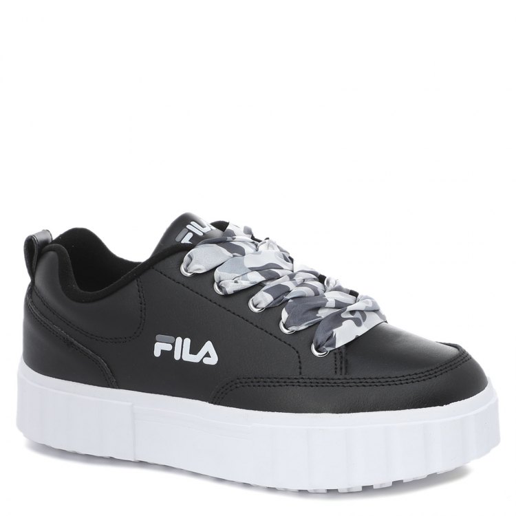 фото Кеды женские fila sandblast low satin lace черные 39 eu