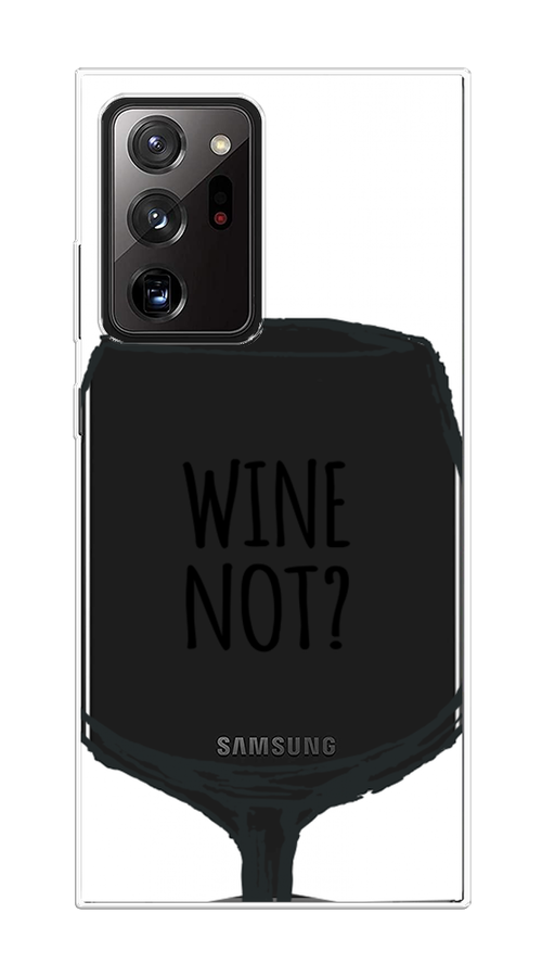 

Чехол на Samsung Galaxy Note 20 Ultra "Wine not white", Белый, 2101050-1