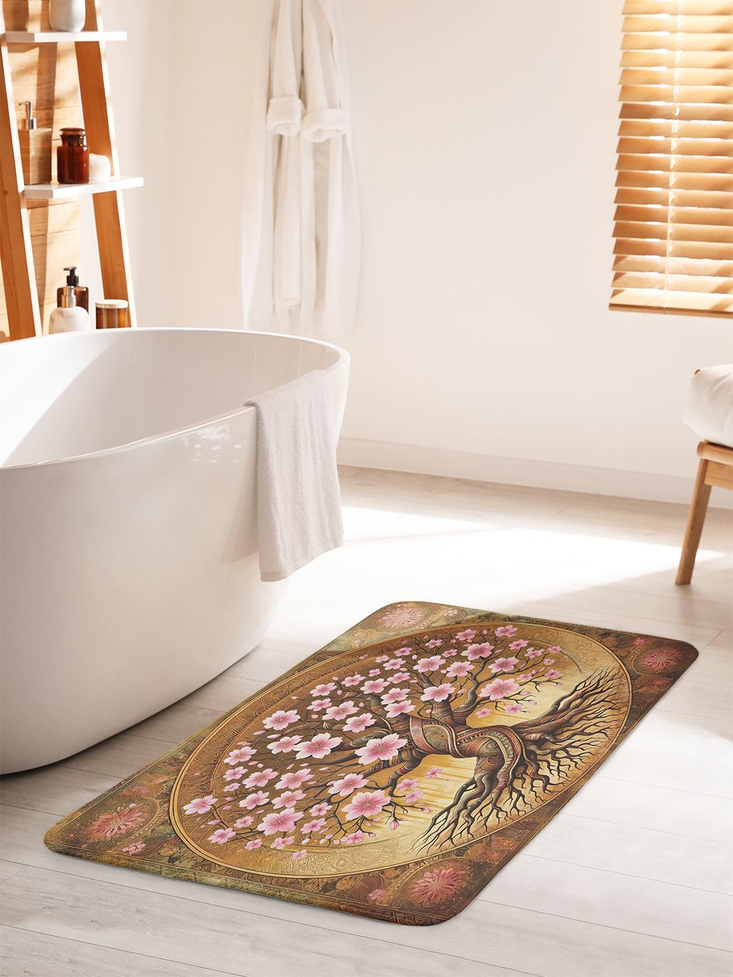 

Коврик для ванной туалета душа JoyArty "Восточное дерево", bath_sd2887_60x100