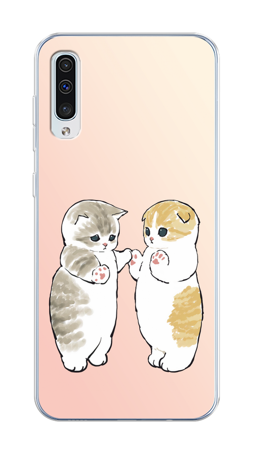

Чехол на Samsung Galaxy A50/A30S "Пухлые котики", Розовый;бежевый;серый, 27750-1