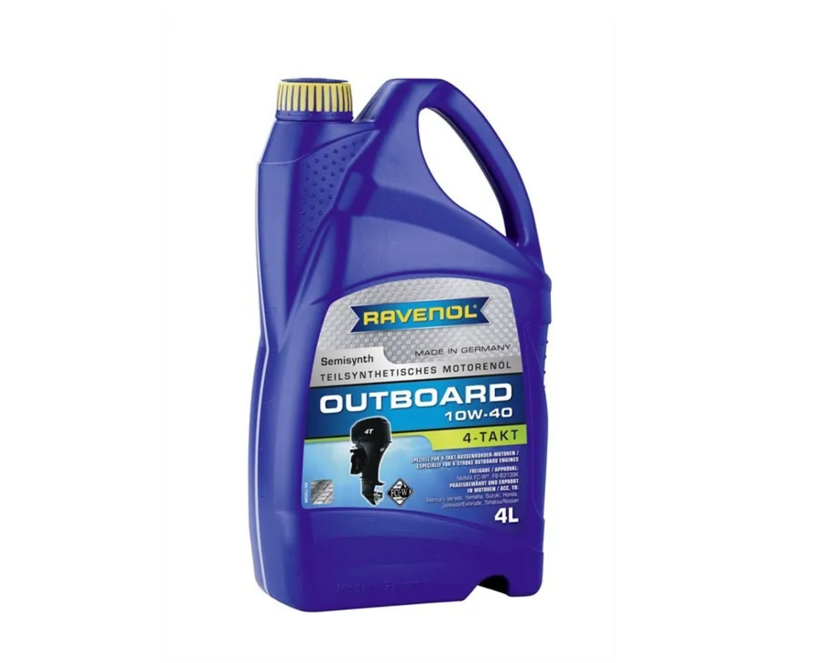 

Моторное масло Ravenol outboardoel 4t sae 10w40 new 4л