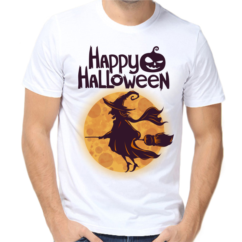 

Футболка мужская белая 42 р-р Хэллоуин 15, Белый, fm_helouin_3_