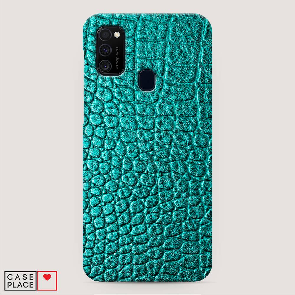 

Пластиковый чехол "Бирюзовая змея" на Samsung Galaxy M30s, 29820-2
