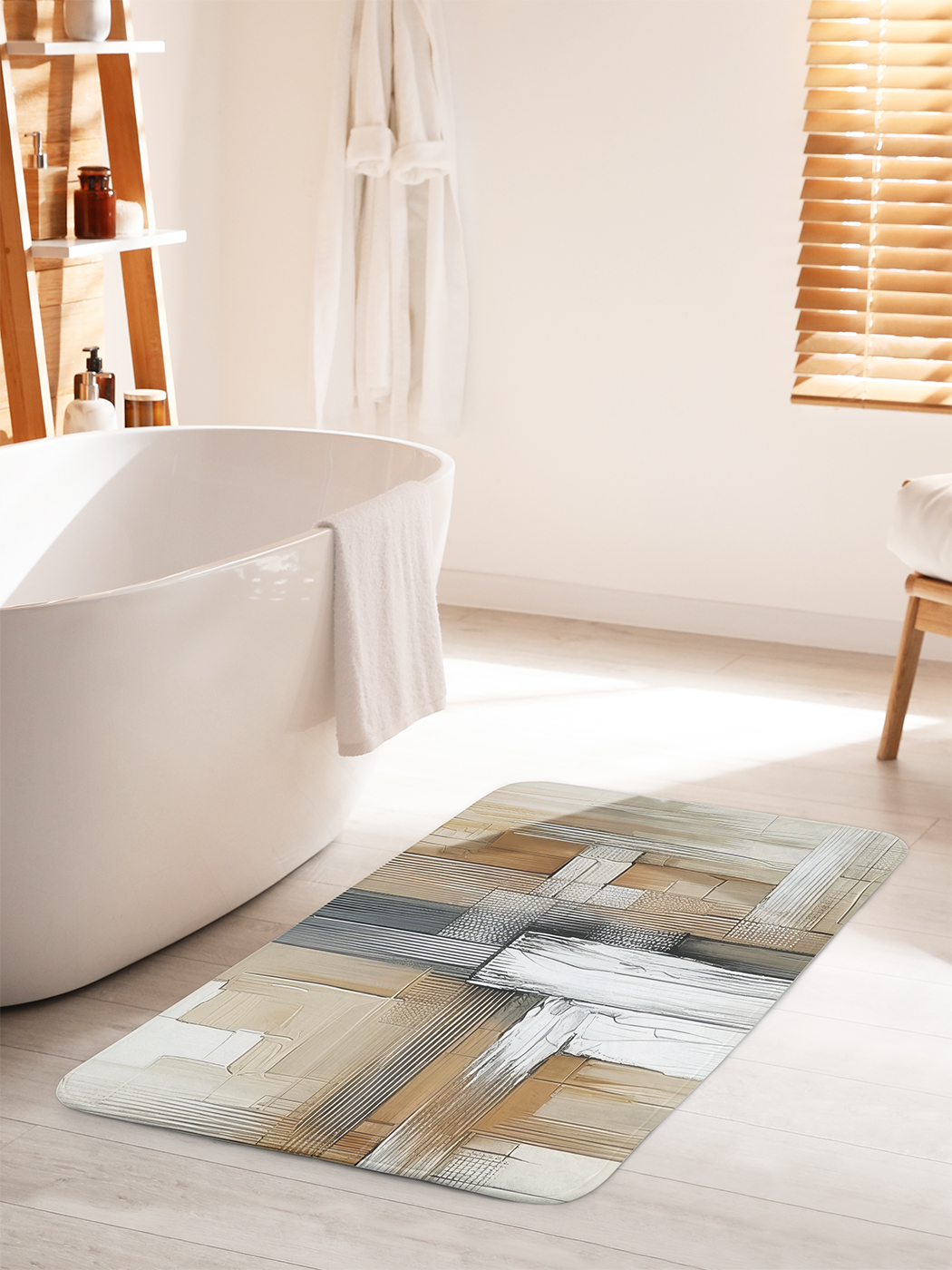 

Коврик для ванной туалета душа JoyArty "Краской по стене", bath_sd2831_60x100