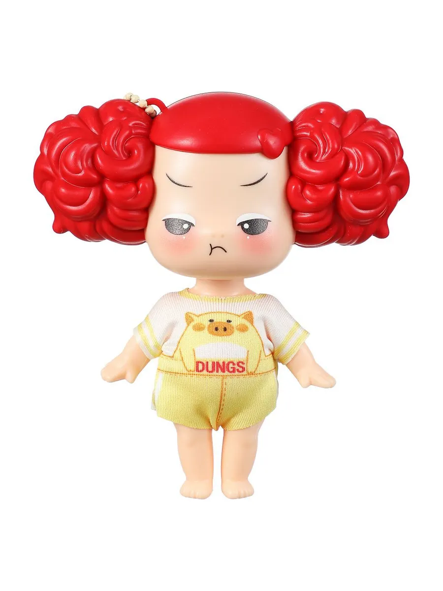 фото Коллекционная кукла из серии эмоции и чувства, гнев, пупс, ddung, 10 см, fde0910-6