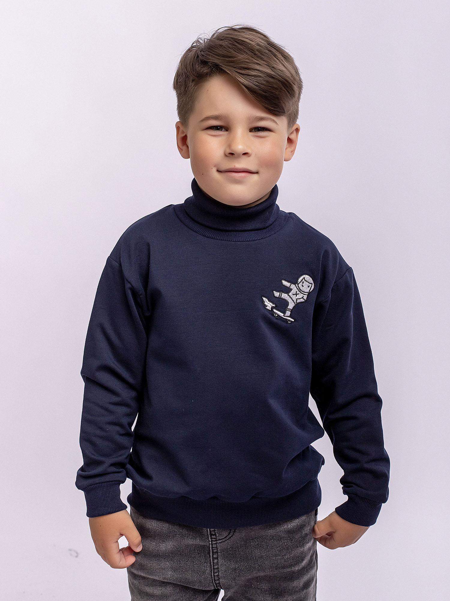 

Свитшот детский Batik 007_ОС22 цв.синий р.140, 007_ОС22