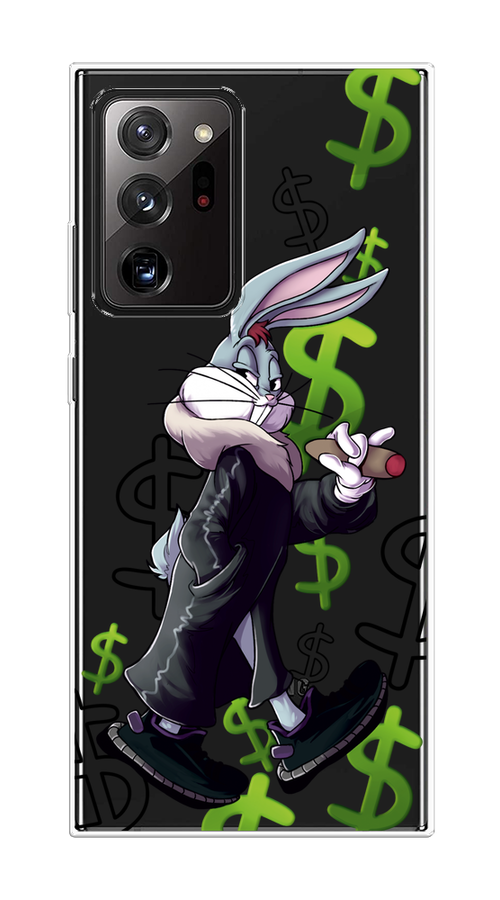 

Чехол на Samsung Galaxy Note 20 Ultra "Rich Bugs Bunny", Зеленый;черный;голубой, 2101050-1