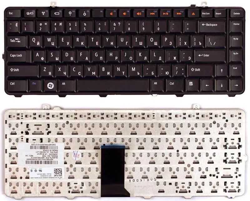 

Клавиатура для ноутбуков Dell Studio 1555, 1435, 1535, 1536, 1537, 1557, 1558, 2536 Series