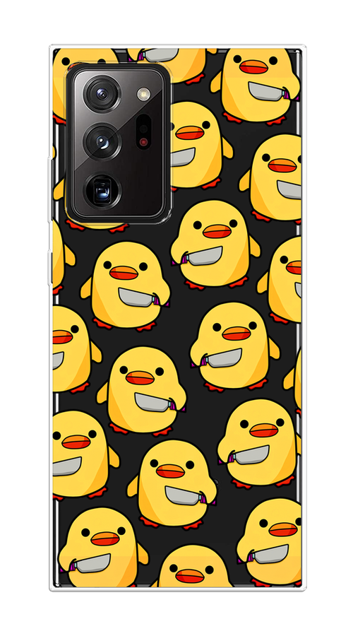

Чехол на Samsung Galaxy Note 20 Ultra "Утка с ножом", Прозрачный;желтый;оранжевый, 2101050-1