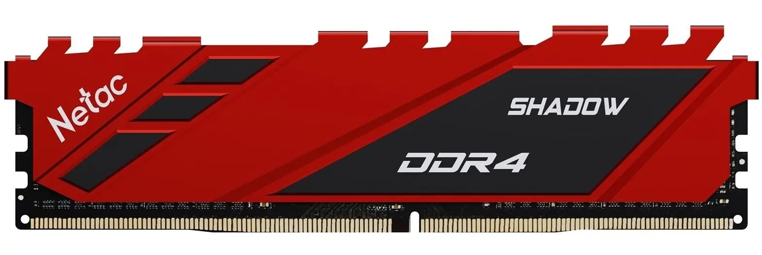 

Оперативная память Netac Shadow 8Gb DDR4 2666MHz (NTSDD4P26SP-08R), Оперативная память для компьютера Netac NTSDD4P26SP-08R DIMM 8Gb DDR4 2666MHz