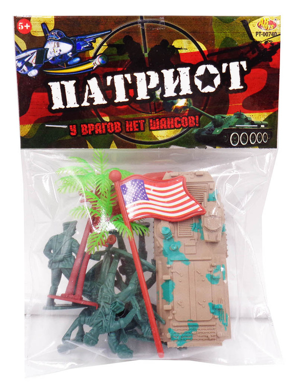 фото Игровой набор abtoys военный набор патриот 9 пр., 104725-tn