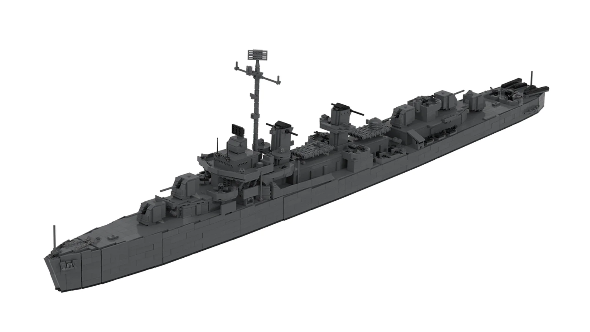 

Конструктор Эсминец Johnston DD-557, 2661 деталей, Г-5-789