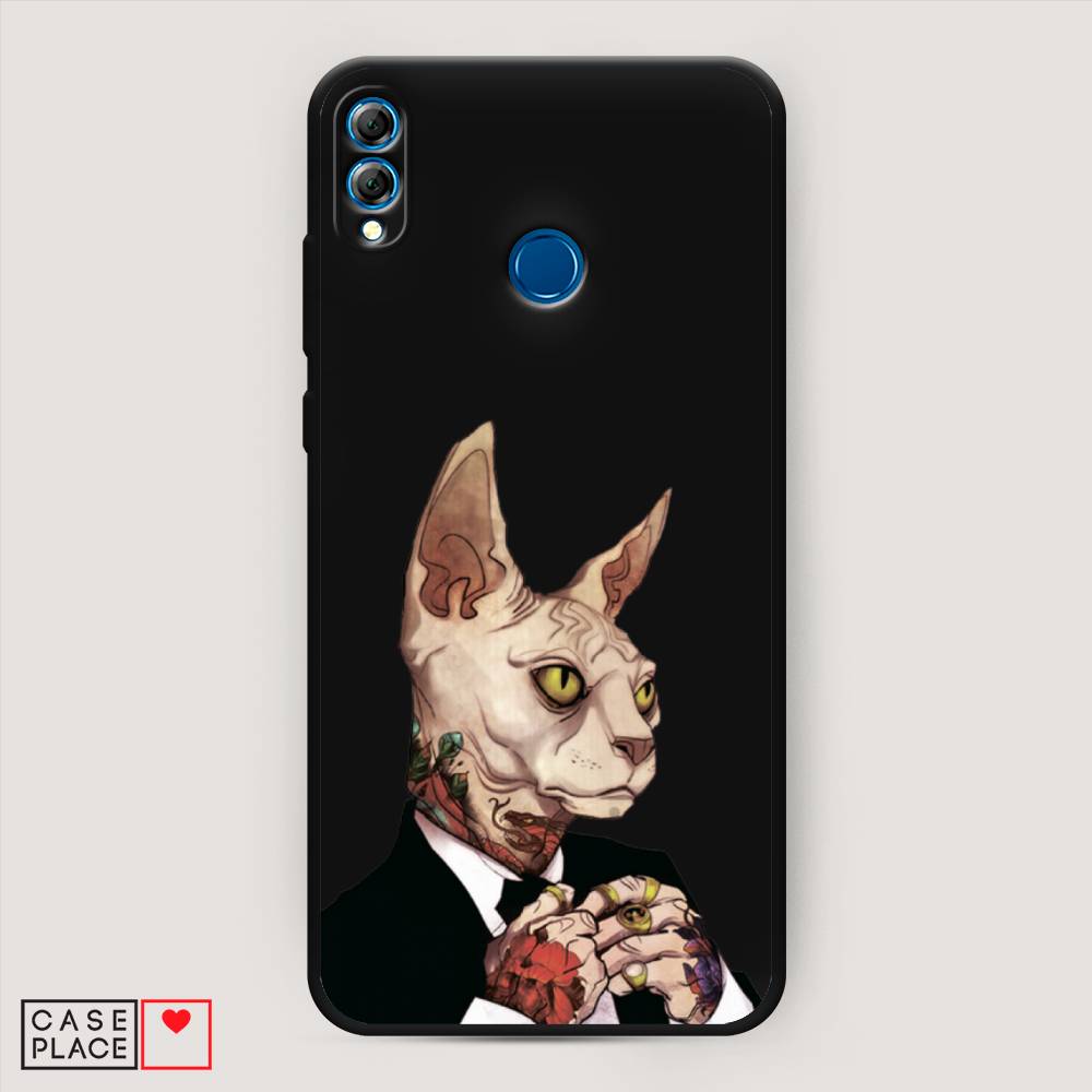 

Чехол Awog на Honor 8X "Татуированный сфинкс", Бежевый;черный;красный, 66752-1