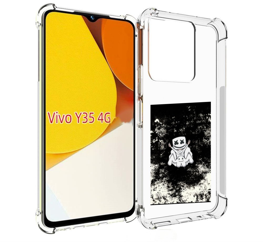 

Чехол MyPads маршмеллоу-френдс для Vivo Y35 4G 2022 / Vivo Y22, Прозрачный, Tocco