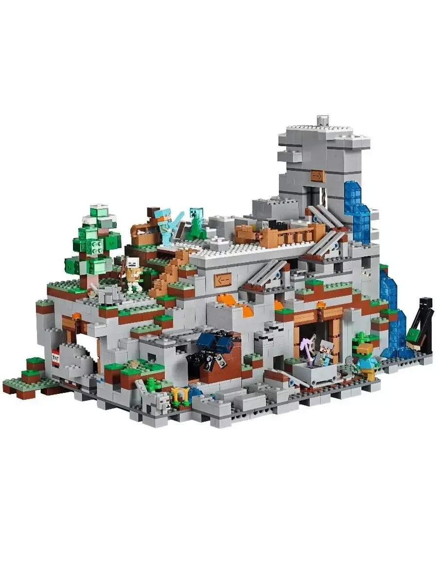 

Конструктор Leduo Minecraft Майнкрафт 76010 Горная пещера (2688 деталей), Г-5-751