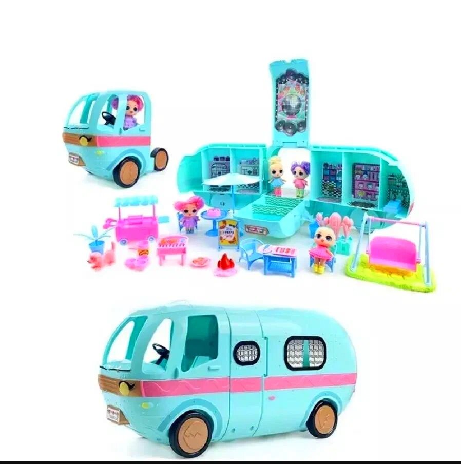 

Игровой набор кукла сюрприз (LOL SURPRISE GLAMPER). Автобус Лол с куклой + 20 сюрпризов, Г-5-735