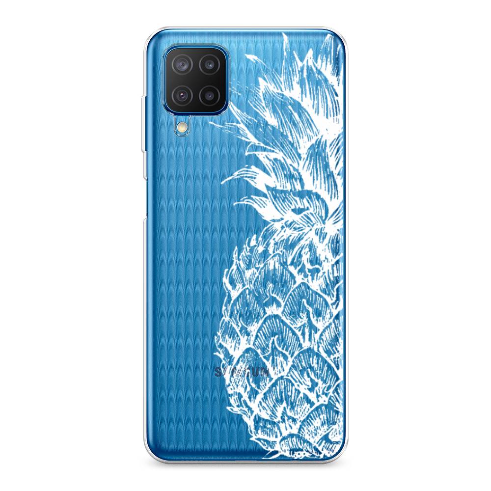 

Чехол Awog на Samsung Galaxy M12 / Самсунг M12 "Ананас графика белая", Разноцветный, 2102650-10