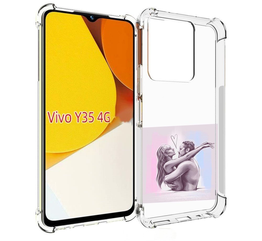 

Чехол MyPads любовные-тела для Vivo Y35 4G 2022 / Vivo Y22, Прозрачный, Tocco