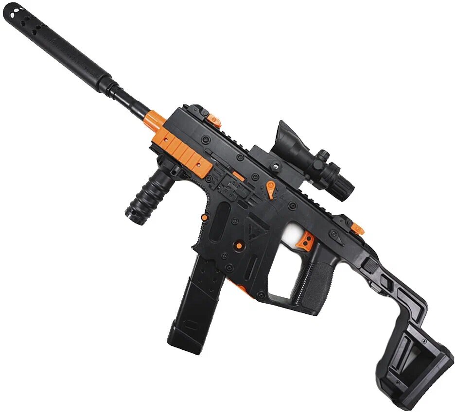

Орбиз пистолет-пулемет S.Y. Kriss Vector стреляющий орбизами (игрушка), Черный, Г-5-695