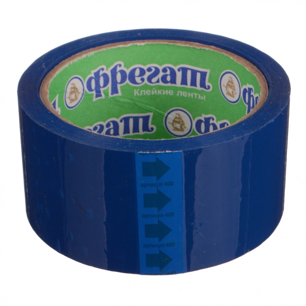 Лента клейкая упаковочная Фрегат 48 мм х 50 м синяя упаковочная клейкая лента для картона стрейч пленок и мешков gavial