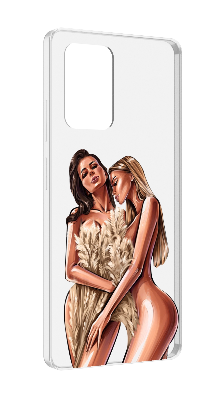 

Чехол MyPads Иллюстрированные-девушки женский для ZTE Blade V40 Pro, Tocco