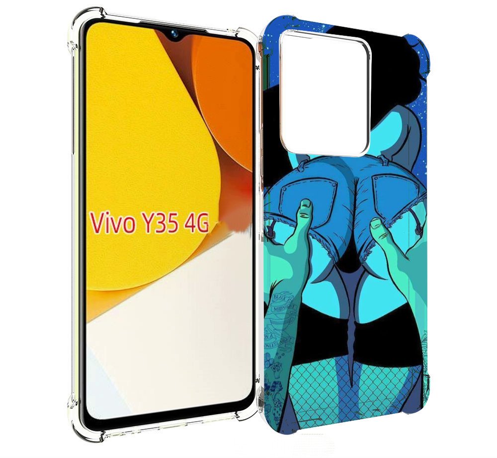 

Чехол MyPads любитель потрогать для Vivo Y35 4G 2022 / Vivo Y22, Прозрачный, Tocco