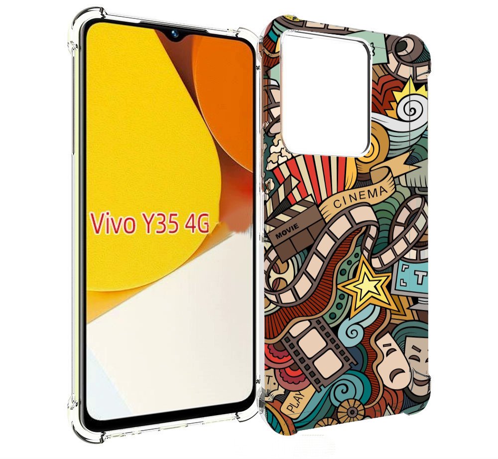 

Чехол MyPads любимое кино для Vivo Y35 4G 2022 / Vivo Y22, Прозрачный, Tocco