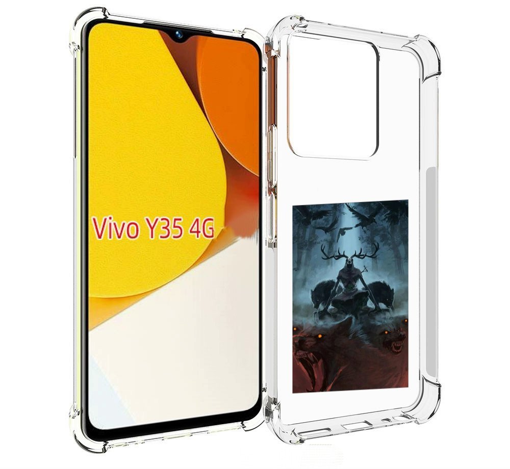 

Чехол MyPads лось демон для Vivo Y35 4G 2022 / Vivo Y22, Прозрачный, Tocco