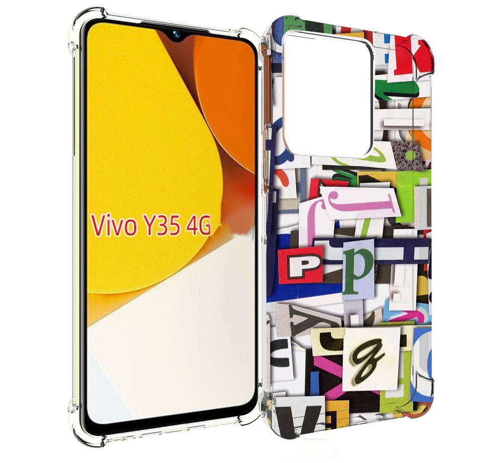 

Чехол MyPads ломанные-буквы для Vivo Y35 4G 2022 / Vivo Y22, Прозрачный, Tocco