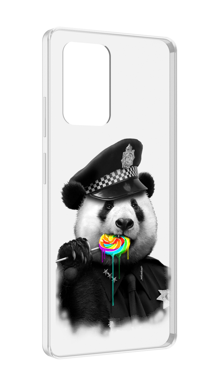 

Чехол MyPads Панда полиция для ZTE Blade V40 Pro, Tocco