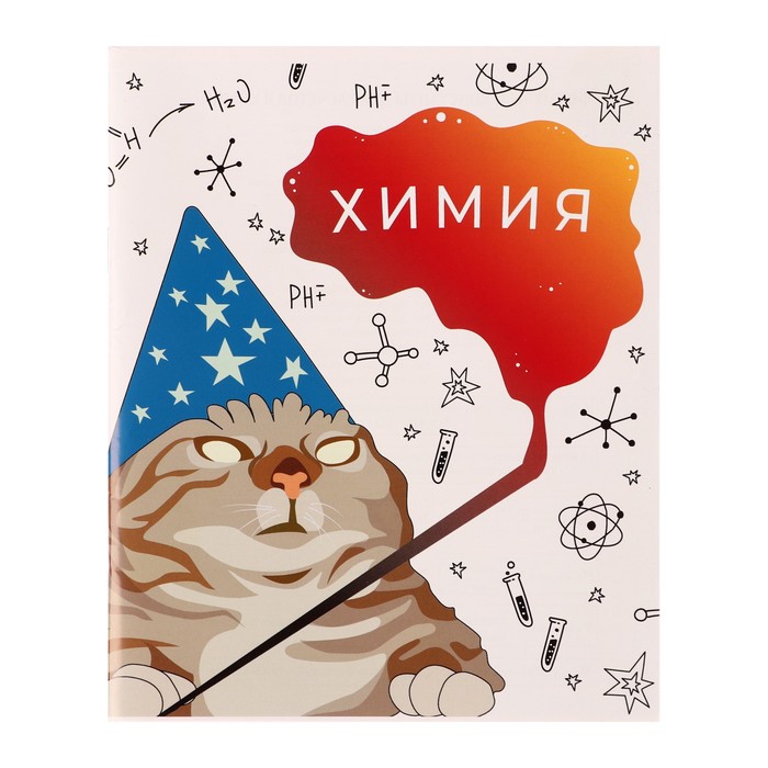 

Тетрадь предметная Calligrata Животные мемы 36 листов в клетку Химия