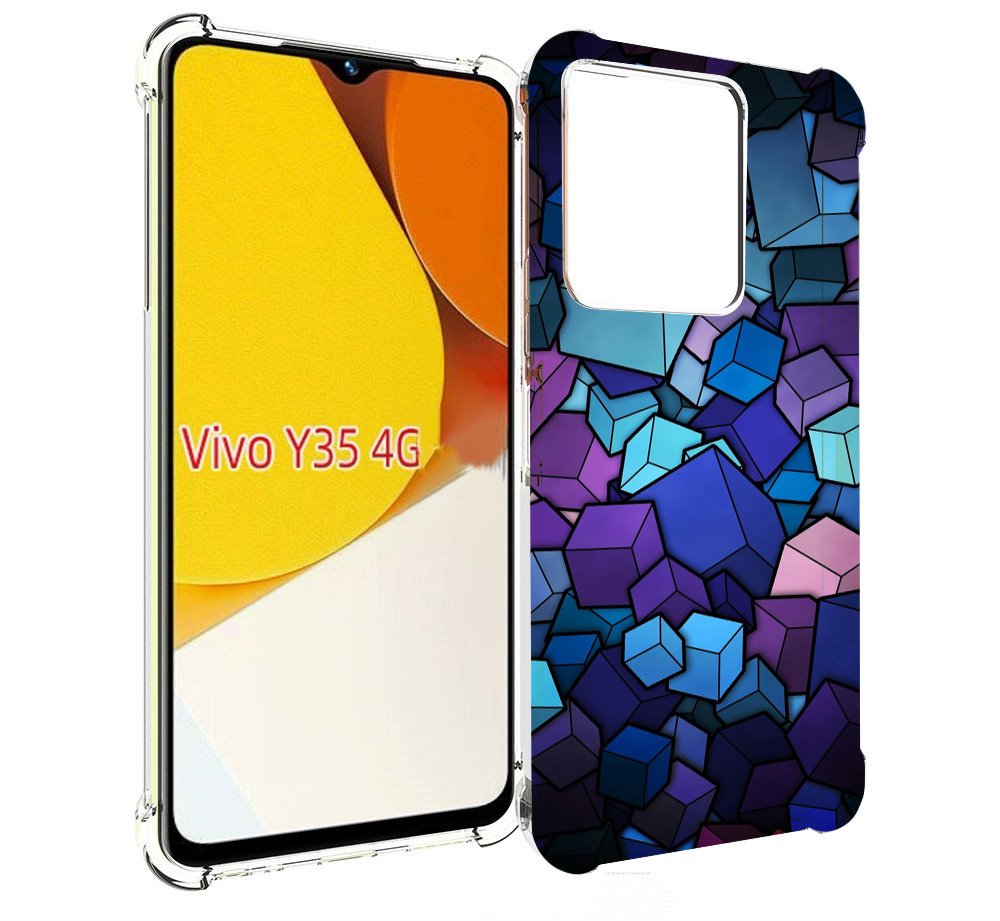 

Чехол MyPads лепестки для Vivo Y35 4G 2022 / Vivo Y22, Прозрачный, Tocco