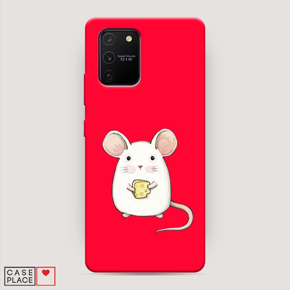 

Чехол Awog на Samsung Galaxy A91/S10 Lite "Мышка", Разноцветный, 29953-1