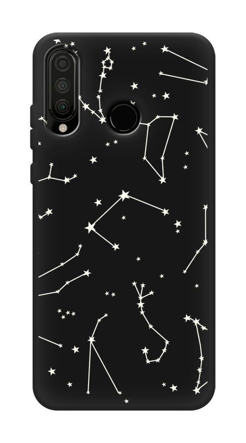 

Чехол Awog на Huawei P30 Lite "Созвездия", Прозрачный;серый;бежевый, 67952-1