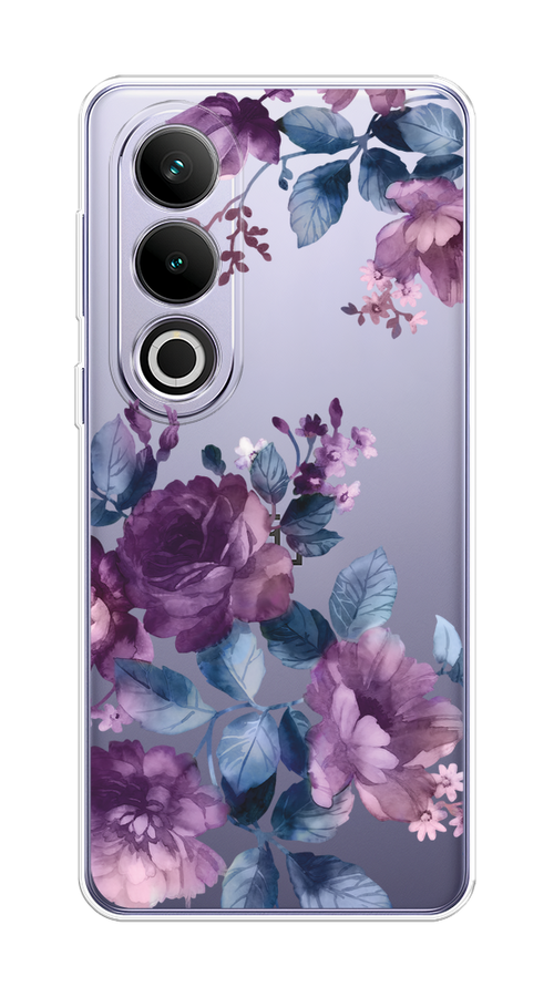 

Чехол на OnePlus Ace 3V "Purple Blossoms", Синий;фиолетовый, 154850-1