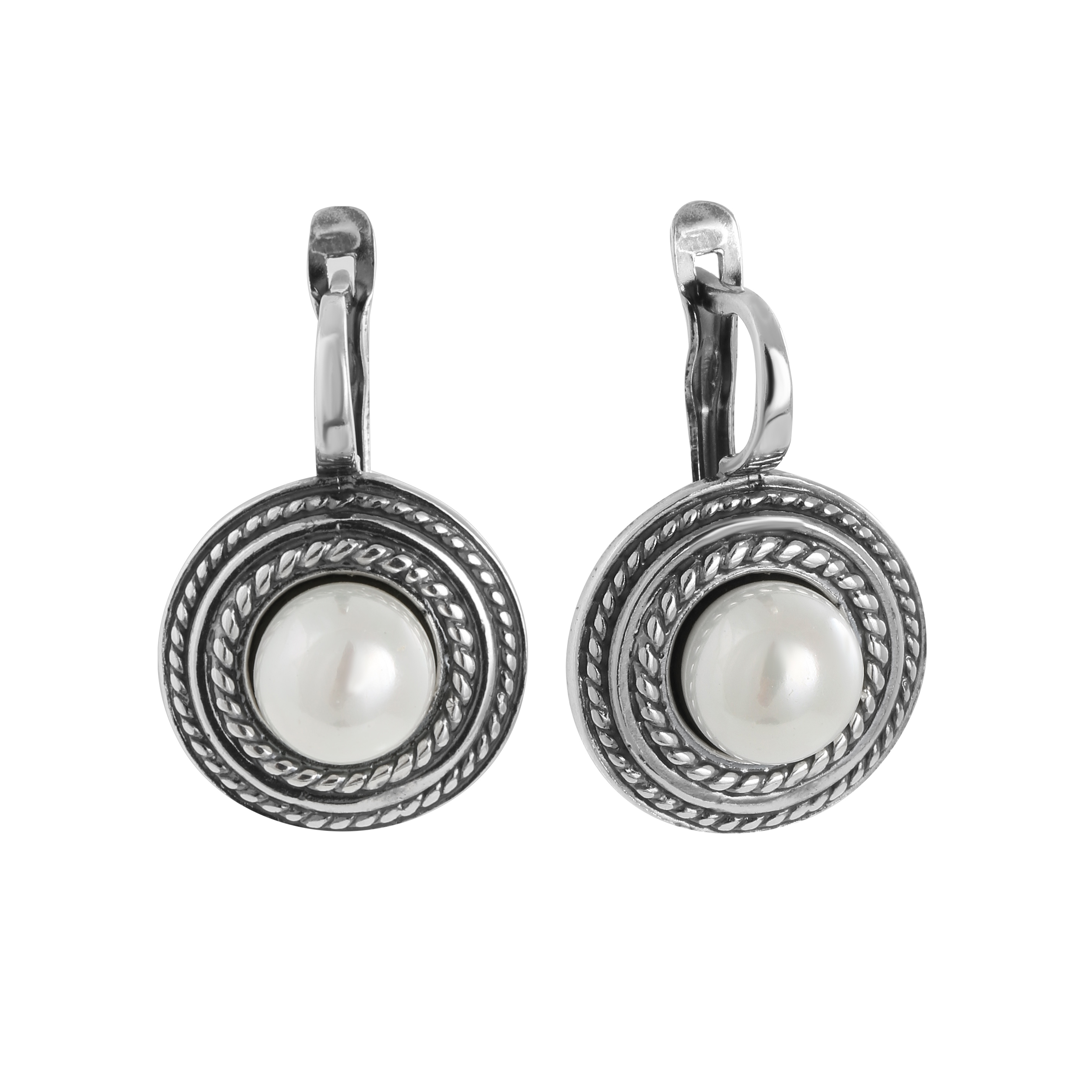 

Серьги из серебра с жемчугом имитированным TEOSA 3369264, 3369264