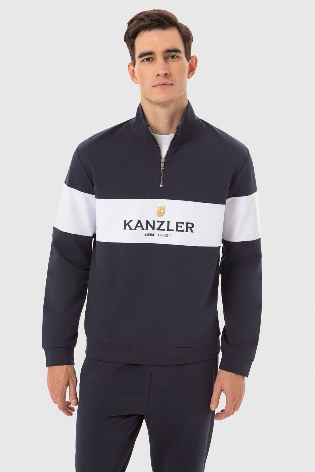 Толстовка мужская Kanzler 4S-348WT-0630-15 синяя 2XL