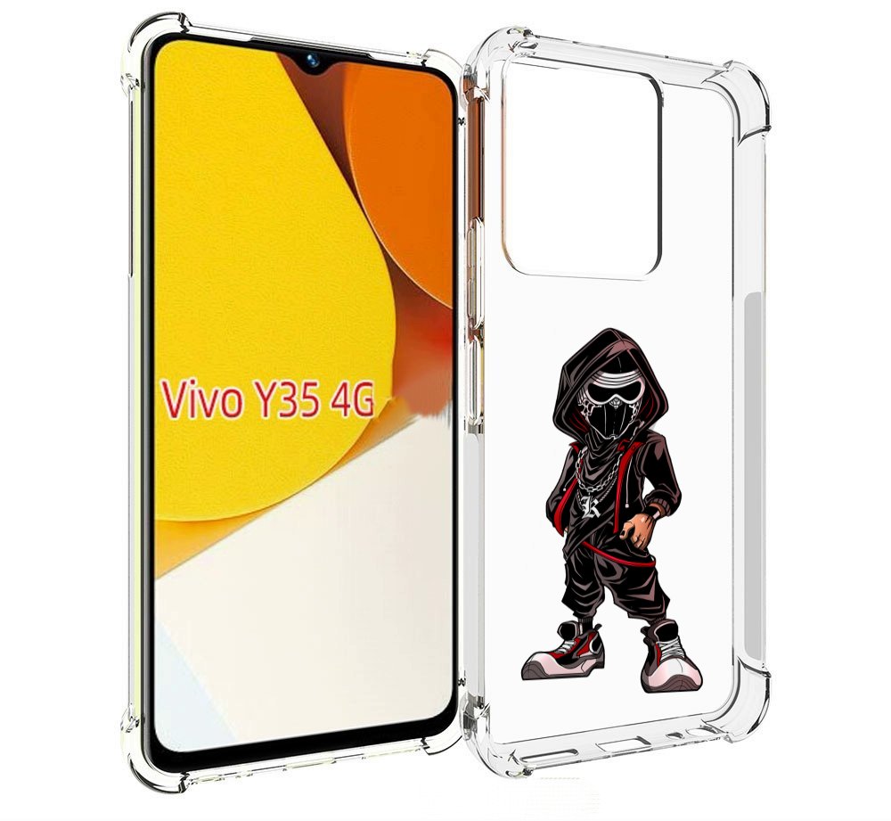 

Чехол MyPads крутой-ниндзя для Vivo Y35 4G 2022 / Vivo Y22, Прозрачный, Tocco